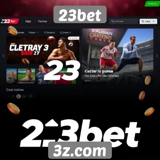 Opções de apostas disponíveis no site 23bet