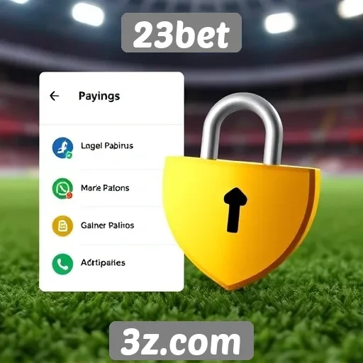 Métodos de pagamento e segurança no 23bet