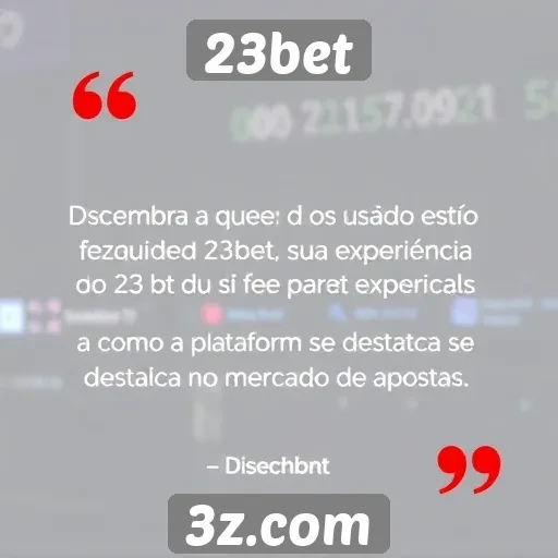 Opiniões de usuários sobre a experiência no 23bet